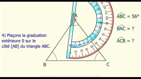 Mesurer Des Angles Dans Un Triangle YouTube