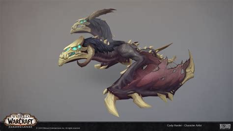 Maldraxxus Winged Beast Cody Harder Warcraft Art Fantasy Monster Beast