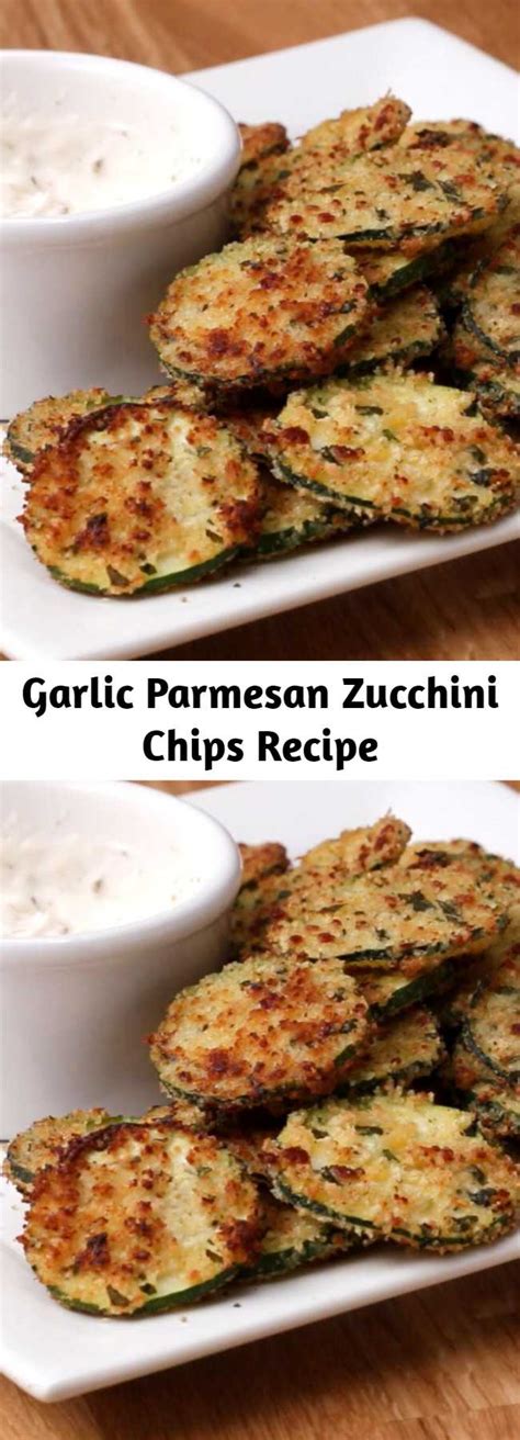 Easy Garlic Parmesan Zucchini Chips Recipe Mom Secret Ingrediets