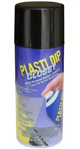 Pintura Removible Plastidip Aerosol Negro Brillante Glossy