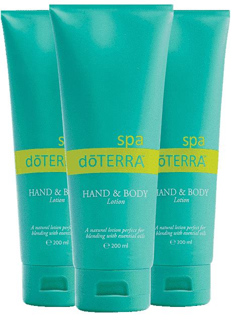 DoTERRA SPA Hand Bodylotion 3er Pack Lebensoele De DoTERRA Shop