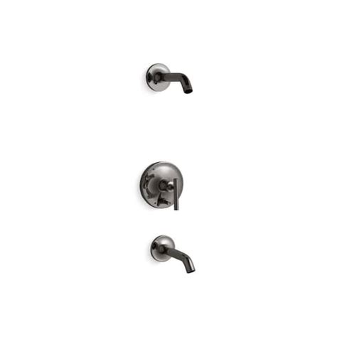 Kohler Purist Rite Temp Bath And Shower Trim Kit With Push Button Diverter And Lever Handle