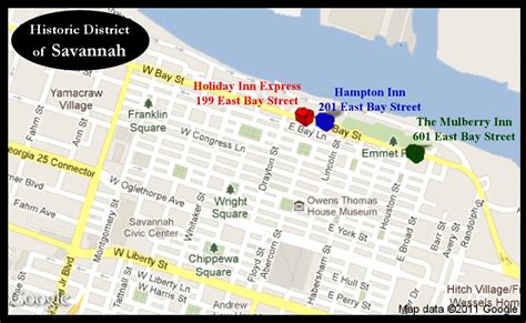 Hotel locations map by Savannah Lodging - Issuu