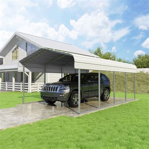 Single Car Versatube Carports | Discount Ramps