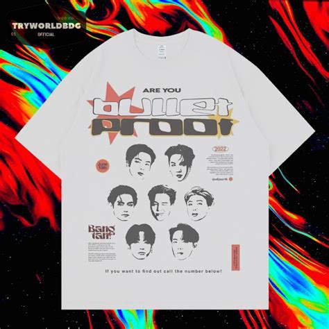 Jual Tryworldbdg Official Bts Kaos Oversized Oversized T Shirt