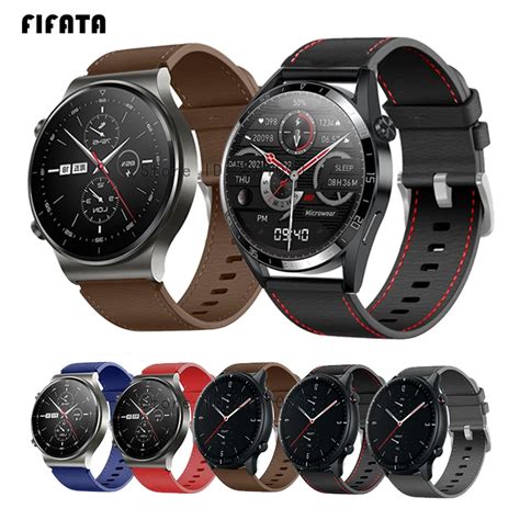 Correa De Cuero Para Huawei Watch GT 3 46mm GT3 Pro Pulsera De