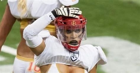 BKFC Star Who Flashed The Crowd Once Played In A Lingerie Football