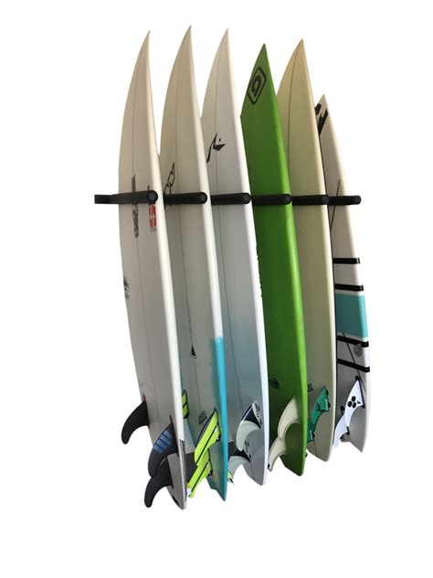 Wall Mounted Vertical Surfboard Rack 6 Board | Board Racks Australia