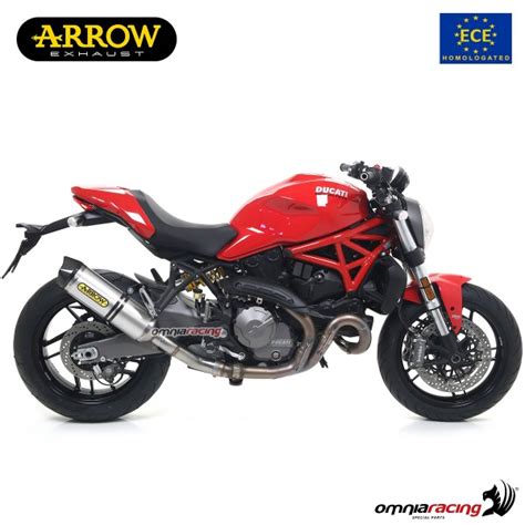 Arrow Exhaust Race Tech Slip On Aluminum Approved For Ducati Monster