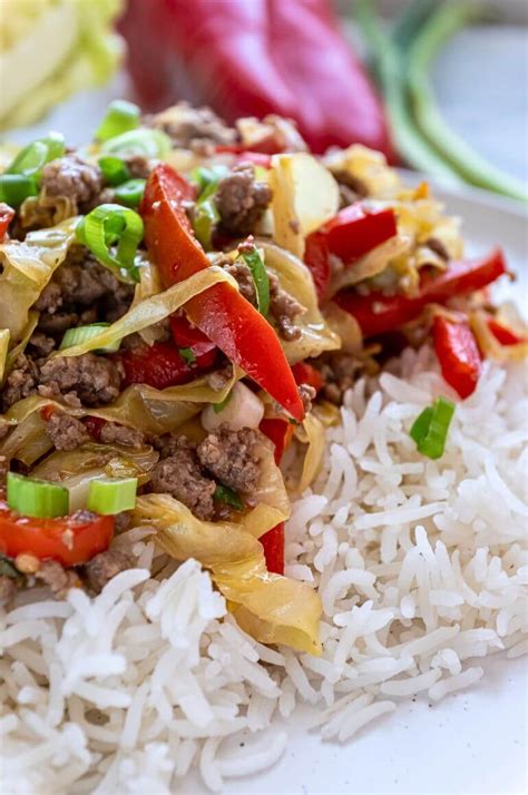 Black Pepper Beef And Cabbage Stir Fry Recipe Yummy And Fully