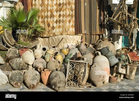 Shop In The Tourist Bazaar Souk Of Tripolis Tripoli Libya Stock