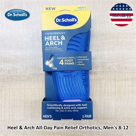 Dr Scholl S Heel Arch All Day Pain Relief Orthotics Men S