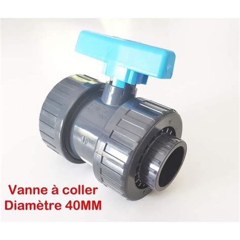 Vanne Coller Mm Double Union D Montable Pvc Pression Pn