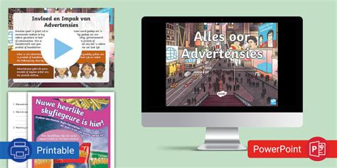 Advertensies Powerpoint En Aktiwiteit Teacher Made