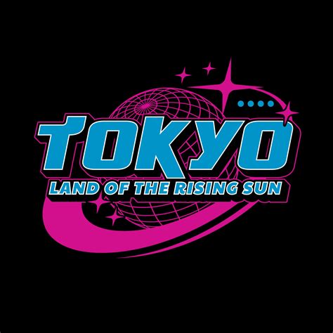 Tokyo Japan Y2k Streetwear T Shirt Slogan Typography Style Logo Vector