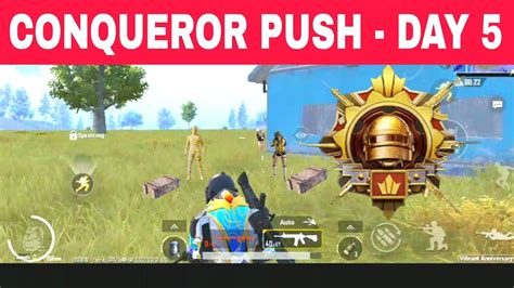 🔥rank Push To Conqueror Day 5 Pubg Mobile Gameplay Iban Gaming Youtube