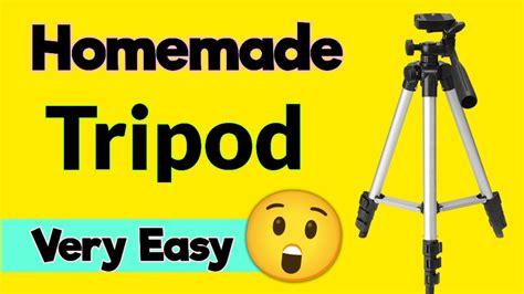 How To Make Tripod At Home Diy Homemade Tripod For Shooting Diy Videos