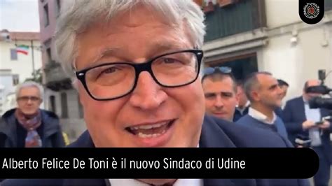 Alberto Felice De Toni è il nuovo Sindaco di Udine YouTube