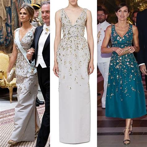 Royal Sass Carolina Herrera Gown Princess Madeleine Queen Letizia Prom Dresses Formal