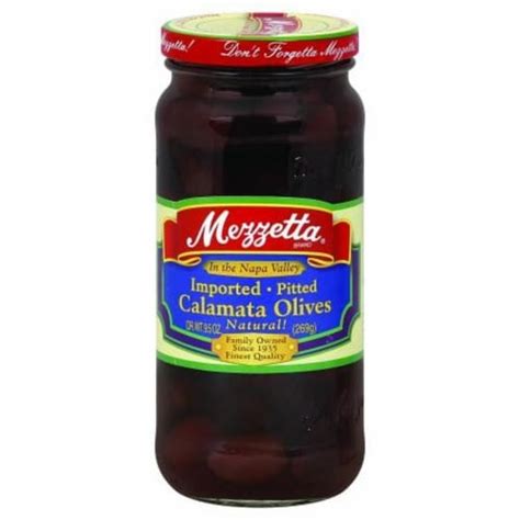 Mezzetta Pitted Greek Kalamata Olives 9 5 Oz Pack Of 48 48 Pack King Soopers