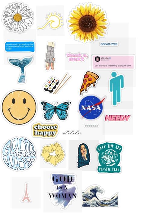 Aesthetic Stickers Adesivos App Para Fotos Colagem