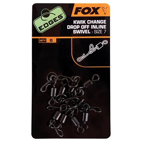 Fox Carp Edges Kwik Change Inline Swivel günstig kaufen Askari Jagd Shop