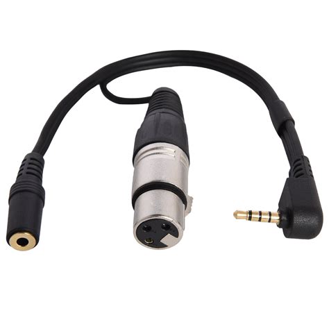 Lyxpro Xlr Female To Trrs Connects Professional Xlr Microphones To Ios