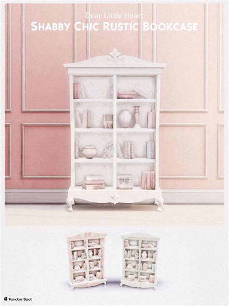 Shabby Chic Rustic Bookcase Sims 4 CC In 2024 Sims 4 Sims 4 Cc