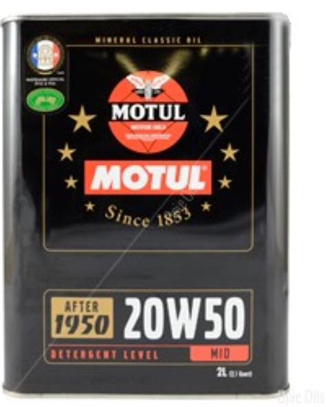 Motul Classic Oil SAE 50w 4T Mineral EBay