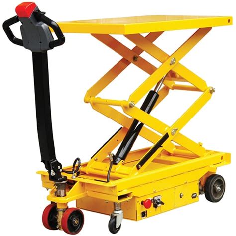 Scissor Lift Trolleys Powered Lift And Drive Materials Handling