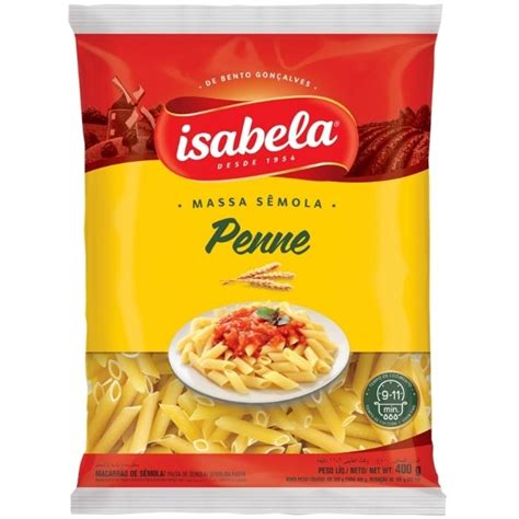 O Que É Massa De Sêmola - MASSA SÊMOLA PENNE ISABELA 400G