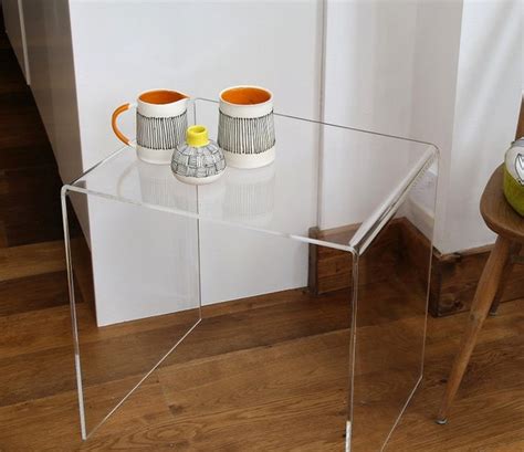 Clear Perspex ® Acrylic Side Table Premium Range Save 20 Etsy Uk