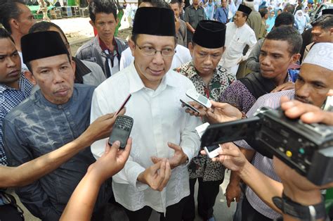 Indonesian Religious Affairs Minister Lukman Hakim Saifuddin The