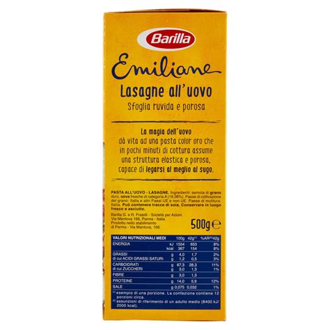 Lasagne Barilla Emiliane Pasta All Uovo Online Conad