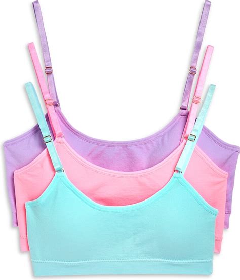 Katiejnyc Girls Tween Seamless Cami Bralette 3 Pack Big Kid Shopstyle