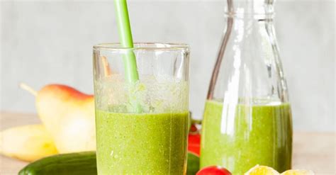 Spinat Gurken Drink Mit Birne Rezept EAT SMARTER