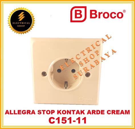 Jual Broco Allegra Ib Stop Kontak Arde Cream C Harga Grosir