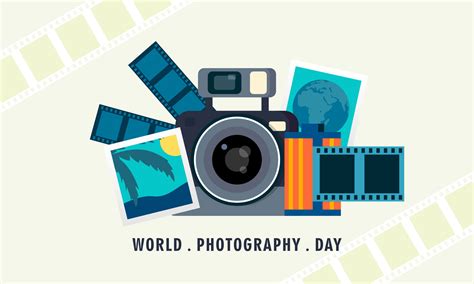 World photography day background vector 26110742 Vector Art at Vecteezy