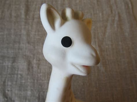 Sophie The Giraffe Sophie La Giraffe Vintage Squeeky Rubber Etsy