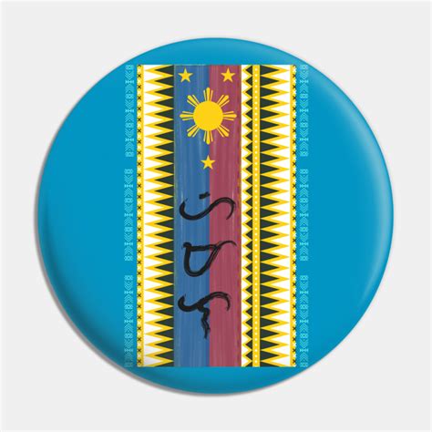 Baybayin Word Himala Miracle Philippines Flag Proud Filipino Pin