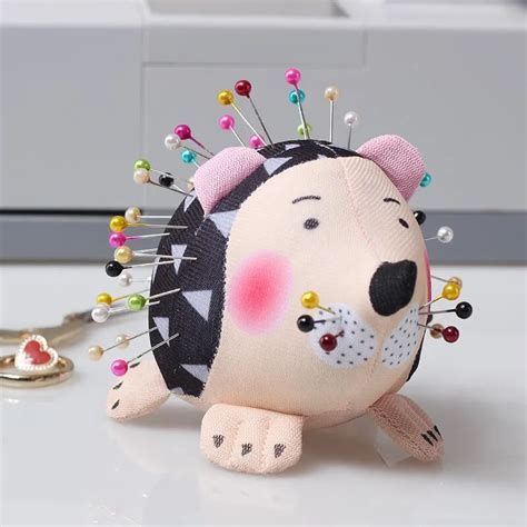 Cute Pincushion Pin Cushion Hedgehog Shape Soft Fabric Pin Cushion