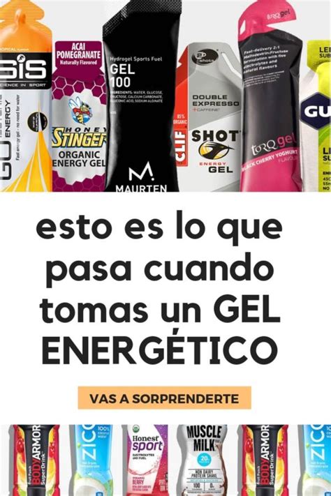 Geles Energ Ticos Para Correr De Qu Sirven Y Cuando Usarlos Gu A De