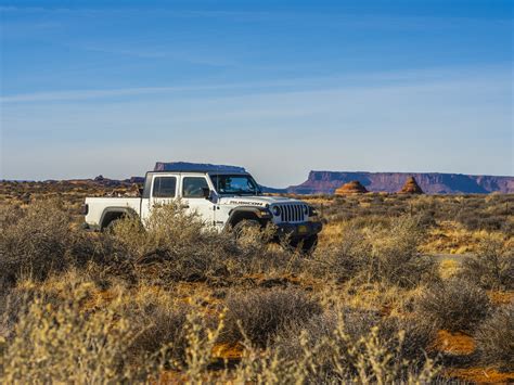 20202 Jeep Gladiator Rubicon South Canyonlands National Park Utah Winter Snow Fine Art Landscape