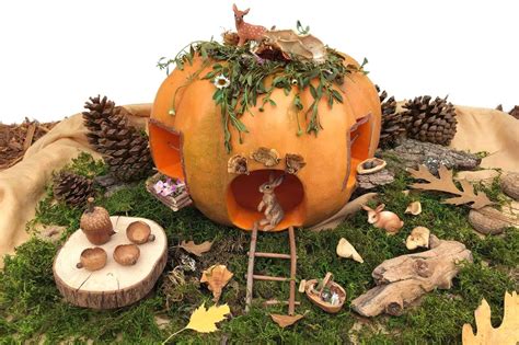 20+ Pumpkin Fairy Garden Display Ideas for Halloween