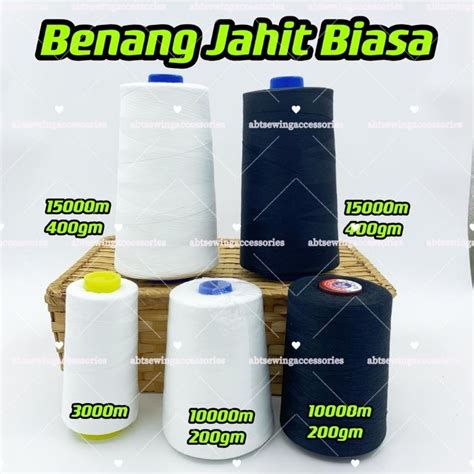 benang jahit biasa  roll mbenang jahit lurusbenang besar