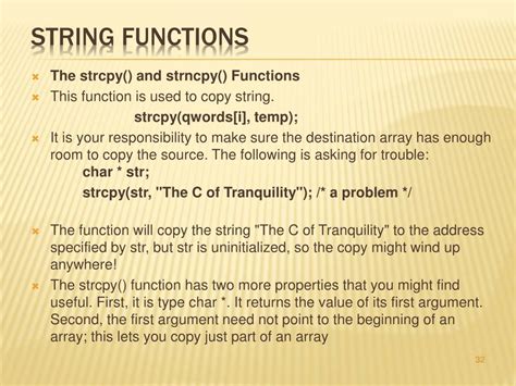 Ppt String And String Functions Powerpoint Presentation Free