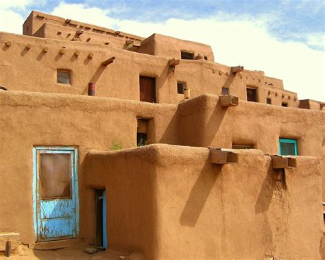 Adobe Homes Taos Pueblo Adobe House Taos Pueblo Pueblo