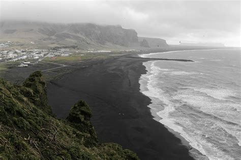 Amazing Distance View Of Black Sand Beach · Free Stock Photo