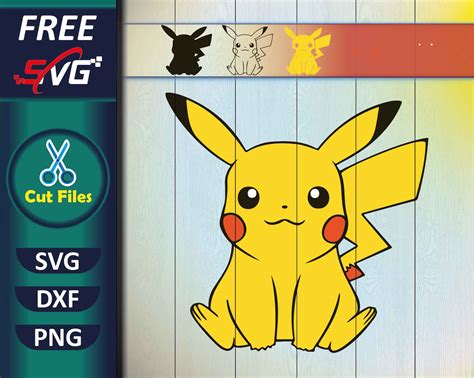 Free Pikachu SVG Pokemon SVG Free Free SVG Files