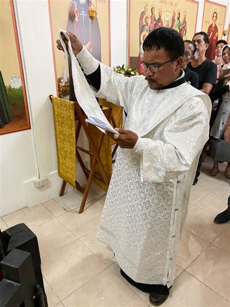 Metropolitan Pavel Of Manila And Hanoi Celebrated The Divine Liturgy In